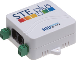 Ethernet thermometer with Digital Inputs HWg-STE plus HW group